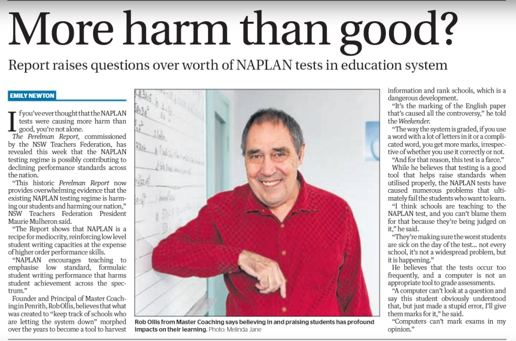 NAPLAN - More harm than good