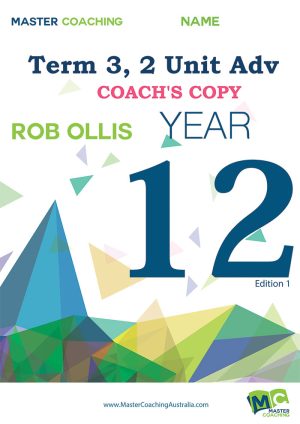 Year 12 2 Unit Adv Term 3 Coach